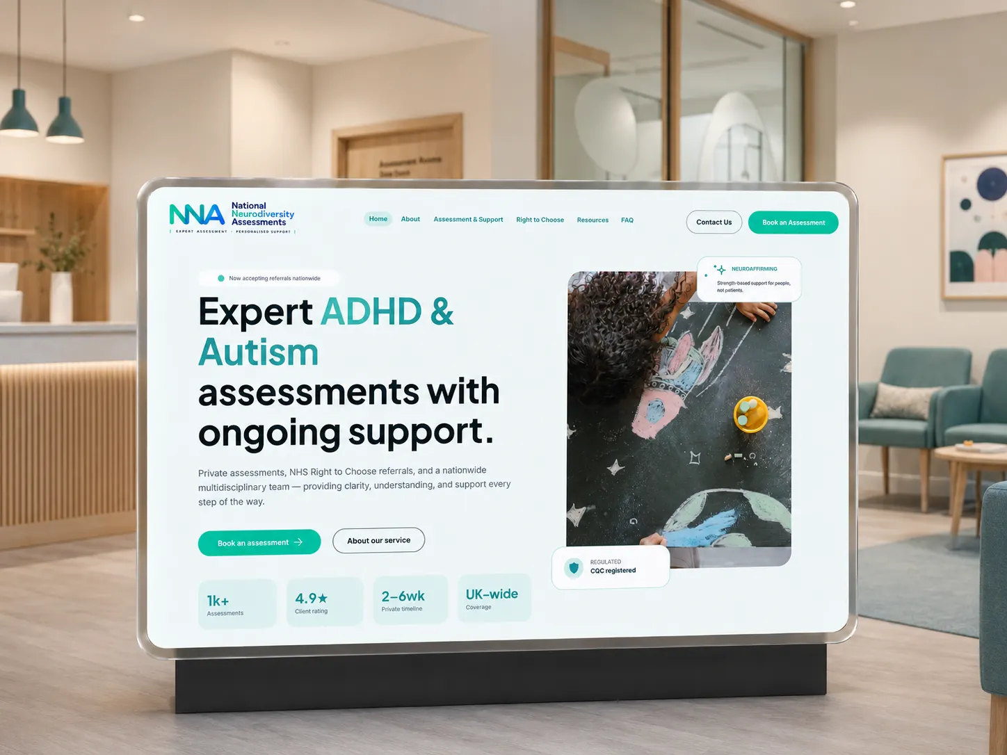 NNA: National Neurodiversity Assessments website project