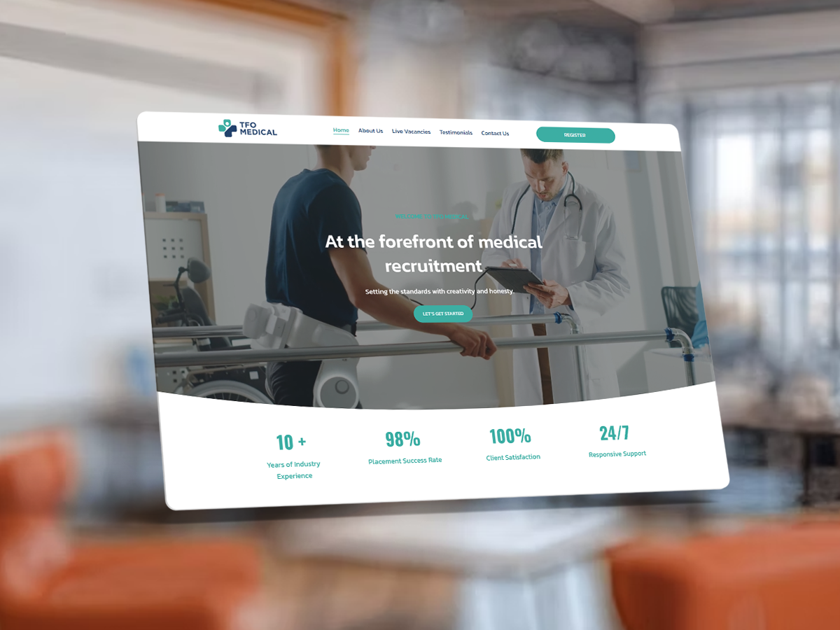 TFO Medical Recruitment Group website project