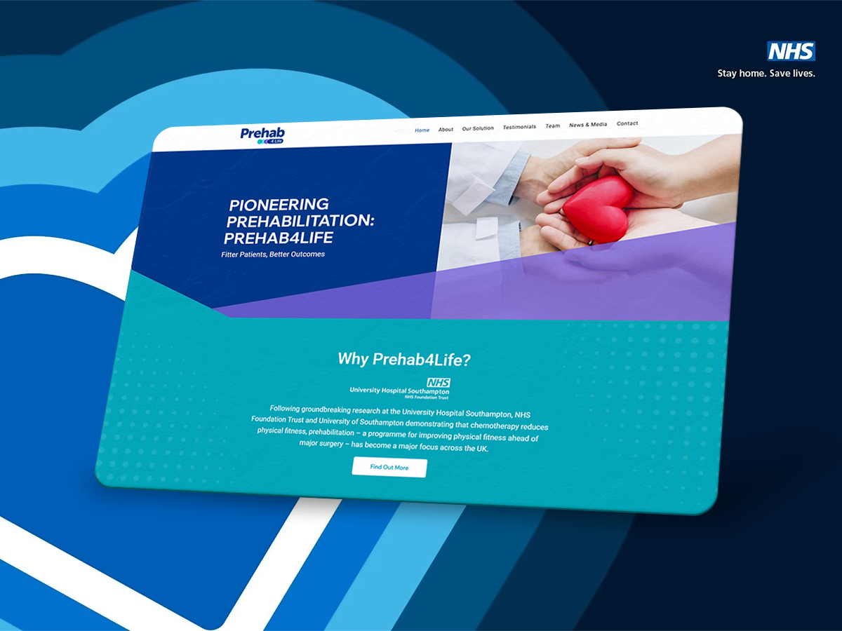 Prehab, Prehabilitation Within The NHS website project