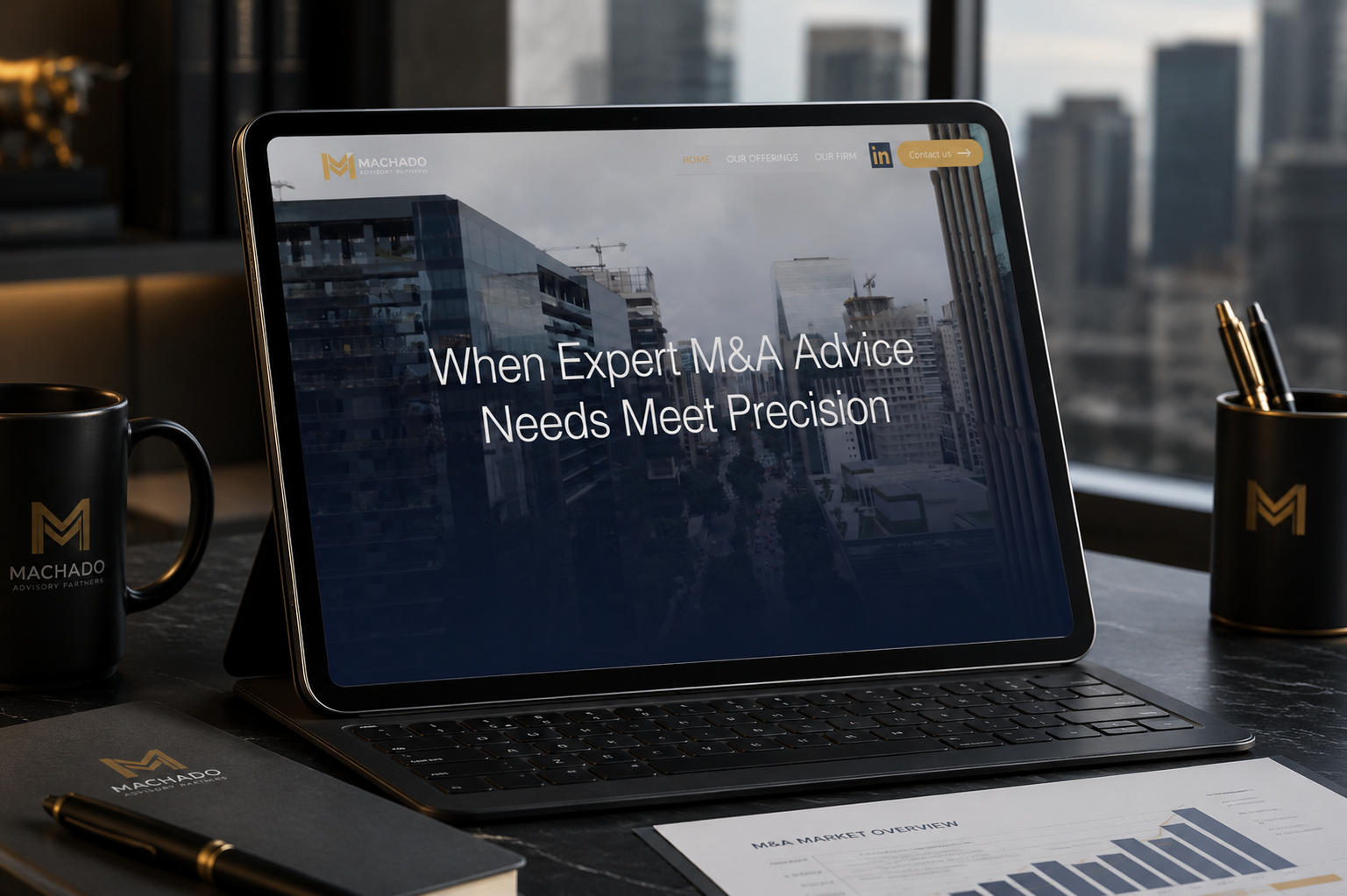 Machado Advisory Partners website project