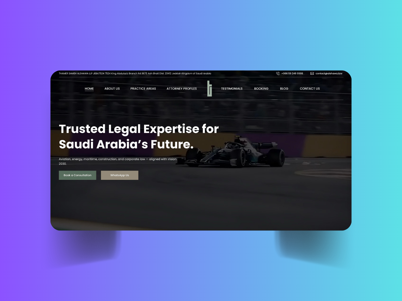 Tamaar Law, Saudi Arabia website project
