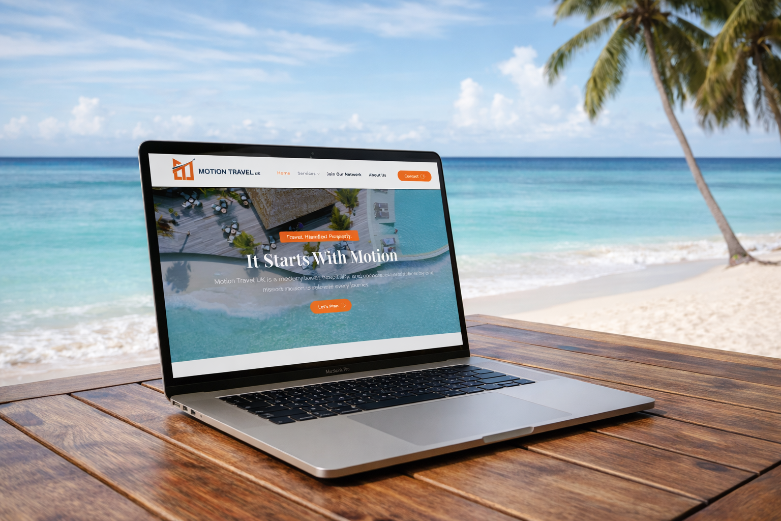 Motion Travel Group UK website project