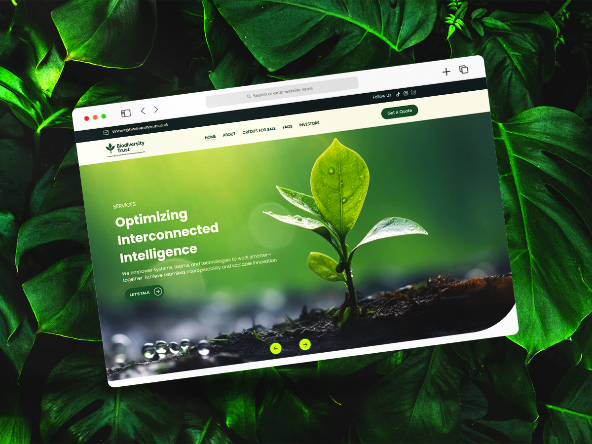 Biodiversity A Green Co Website website project