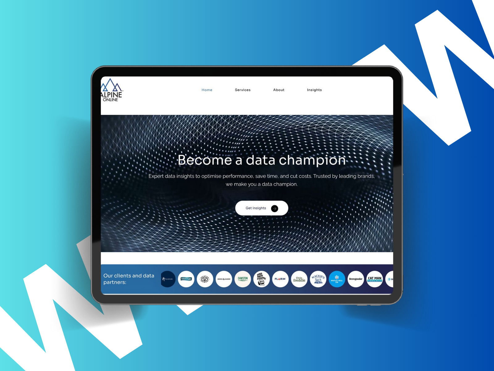 Alpine Online — Data Insights & Performance Optimisation website project