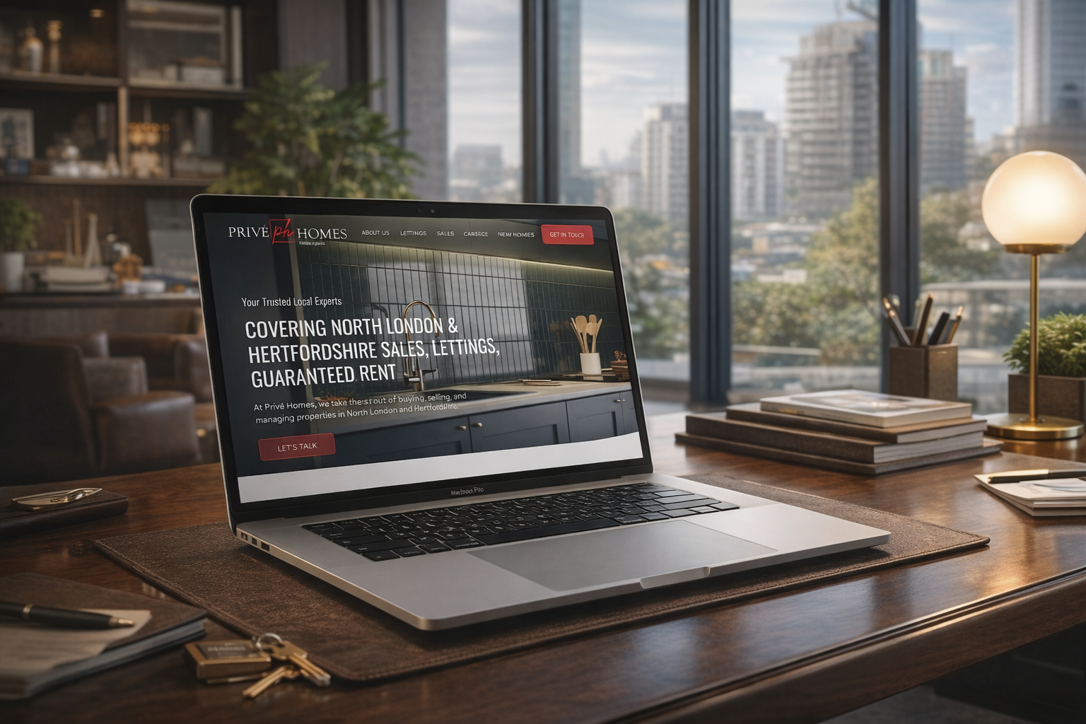 Privé Home Group UK website project