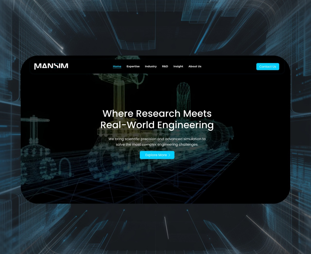 Mansim Engineering website project
